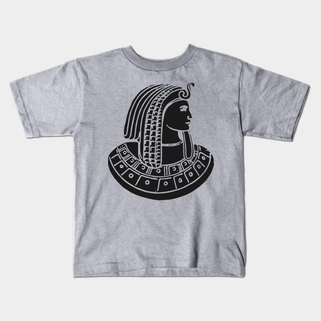 Vintage Egyptian Pharaoh King Tut Egypt Retro Kids T-Shirt by AltrusianGrace